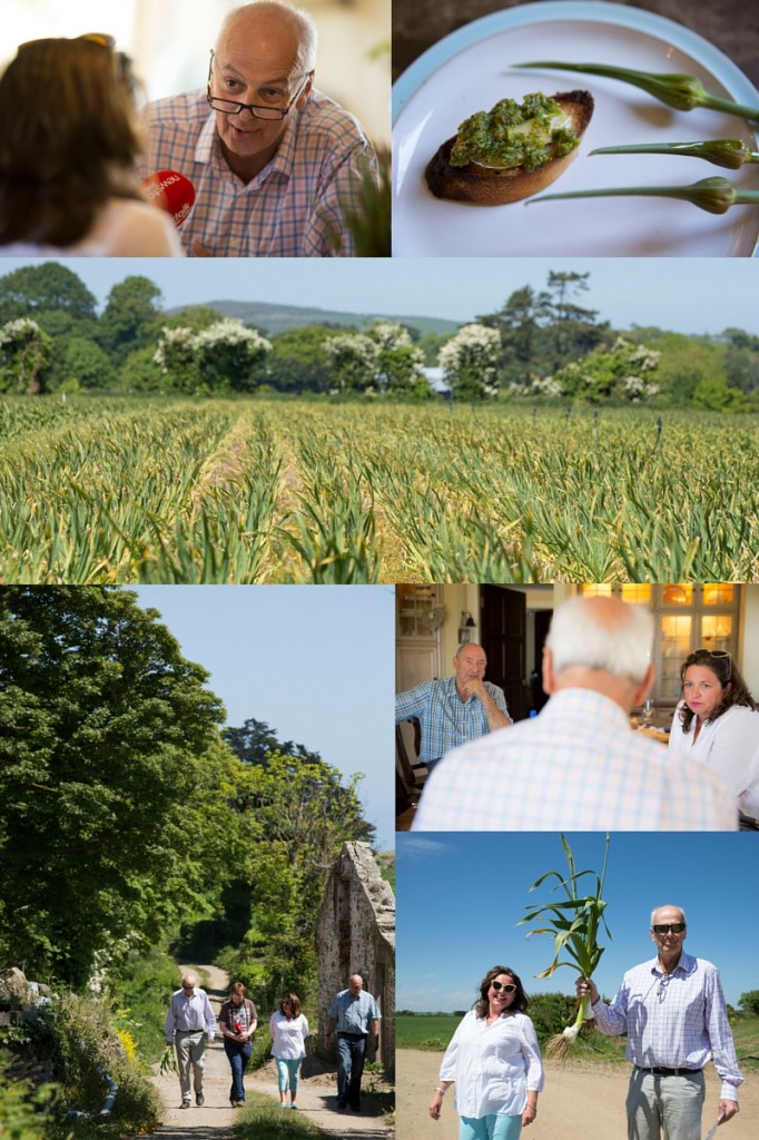 Bobby Kerr's visit to Marita & Peter Collier of Drummond House Garlic Farm, 2nd June 2016 (1)